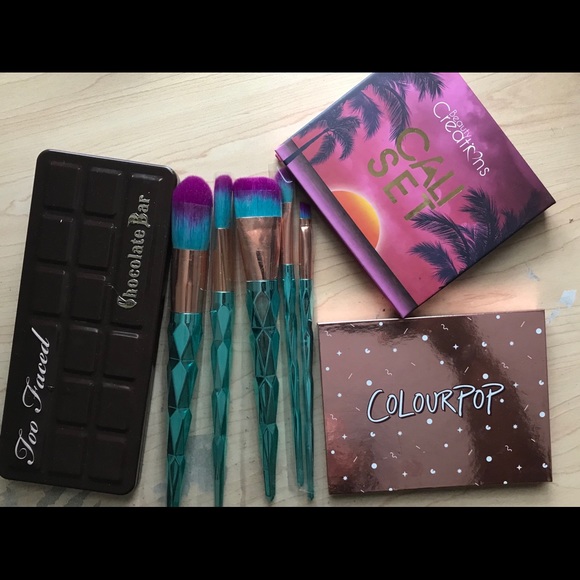 Sephora Other - Makeup Eyeshadow Palette Bundle + Brushes